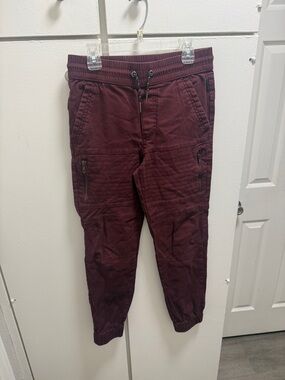 Ring of Fire Burgundy Kids Jogger Sweatpants